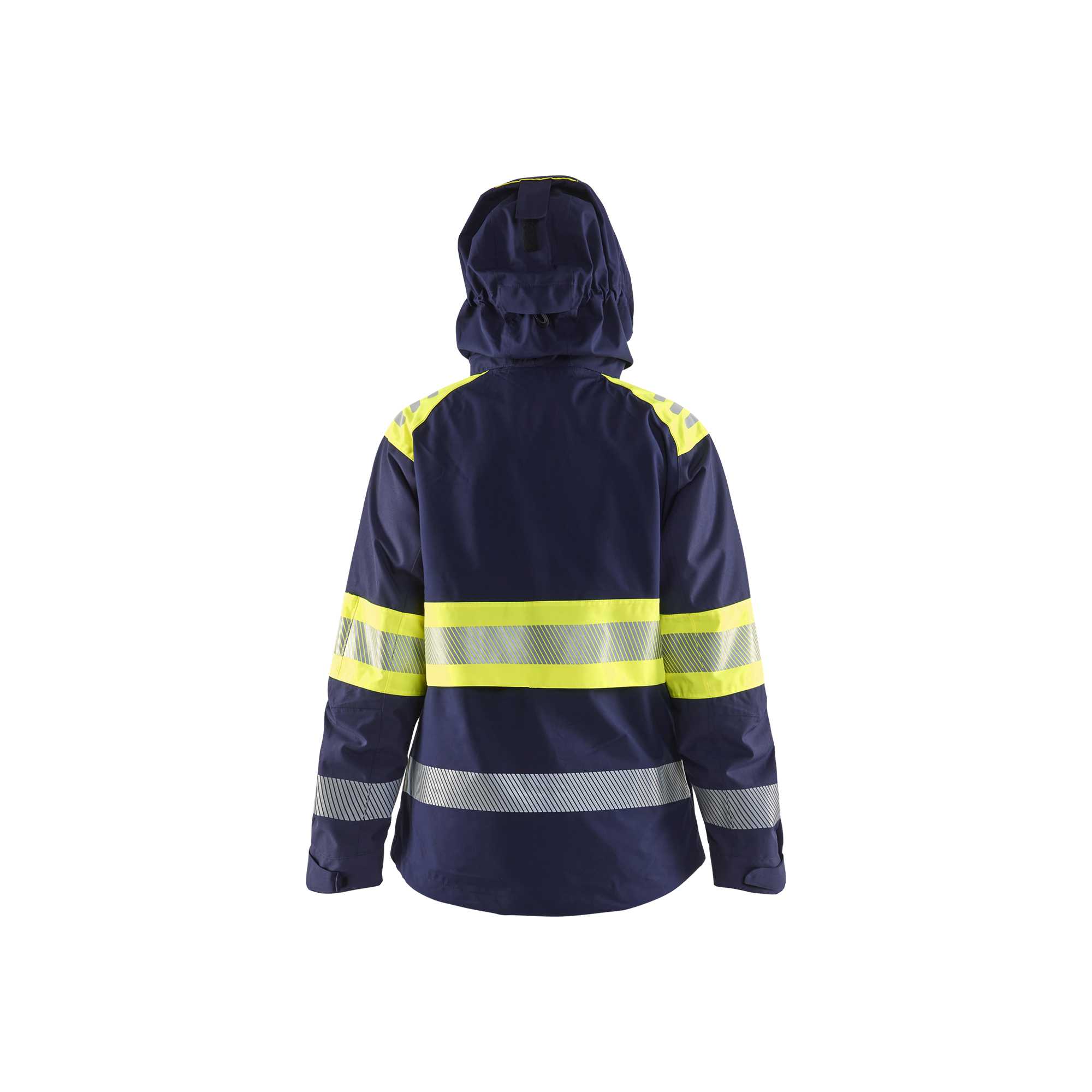 BLAKLADER 44301977 WOMEN’S HI VIS SHELL JACKET Hi Vis Reflective Shell Work Jacket WOMEN - Waterproof